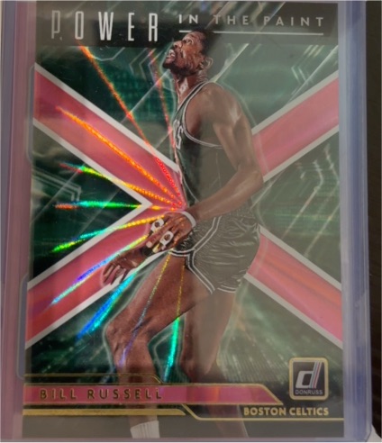 2021-22 Donruss #6 Power in the Paint Bill Russell — front