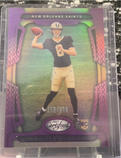 2025 Panini Certified #102 Tyler Shough — front