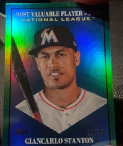 2025 Topps Update #MV-12 Giancarlo Stanton Most Valuable Player — front