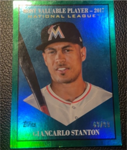 2017 Topps Most Valuable Player #MVP Giancarlo Stanton — front