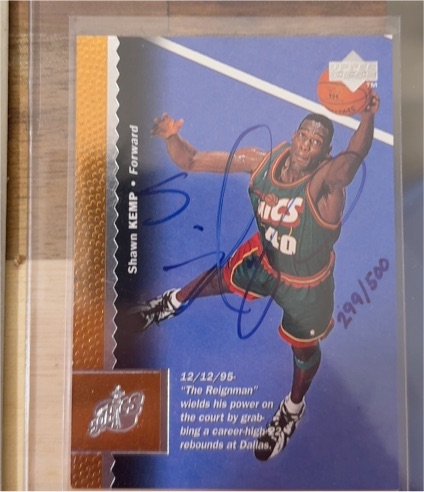 1996-97 Upper Deck #114 Shawn Kemp — front