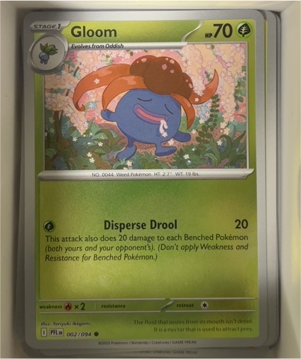 2025 Pokémon ME02: Phantasmal Flames #002 Gloom — front