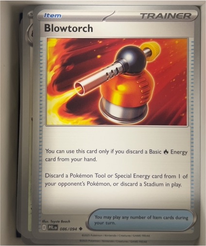 2023 Pokemon ME02: Phantasmal Flames #086 Blowtorch — front