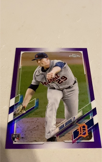 2021 Topps Chrome #103 Tarik Skubal — front