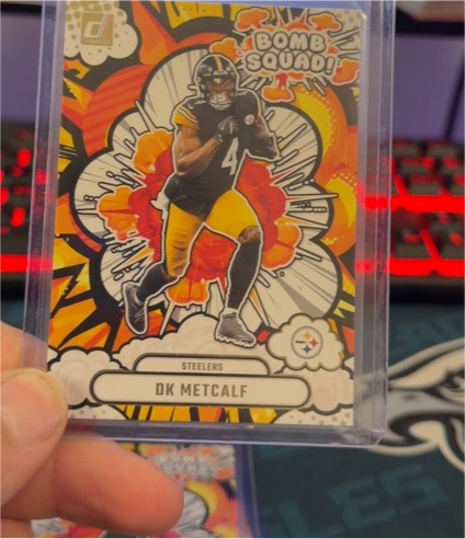 2025 Panini Donruss Bomb Squad #BS-DMT DK Metcalf — front