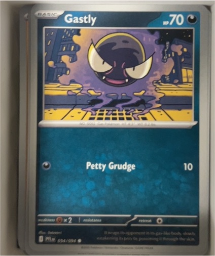 2023 Pokémon ME02: Phantasmal Flames #054 Gastly — front