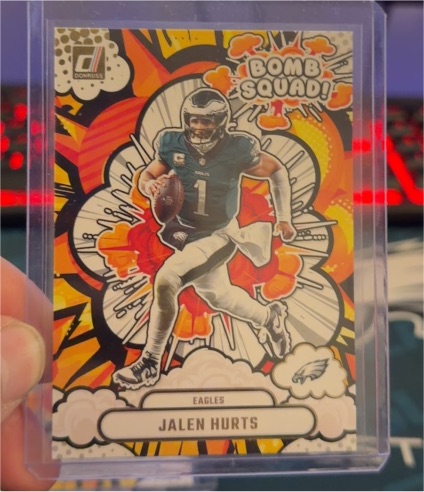 2025 Panini Donruss Bomb Squad #BS-JHS Jalen Hurts — front