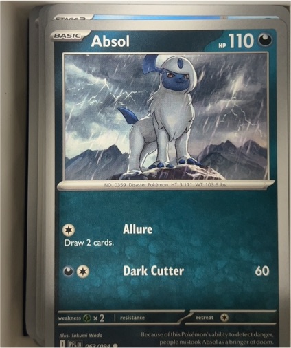 2025 Pokémon ME02: Phantasmal Flames #63 Absol — front