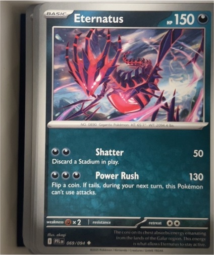 2025 Pokémon ME02: Phantasmal Flames #069 Eternatus — front