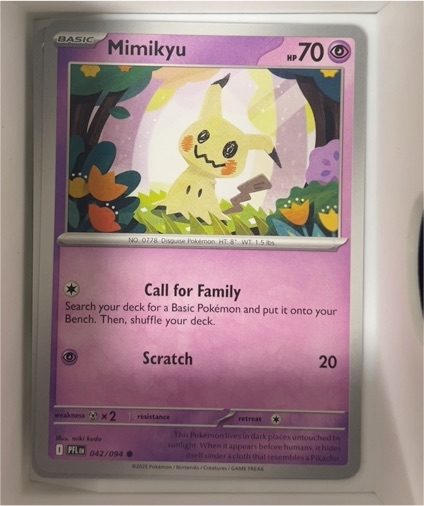 2025 Pokémon ME02 Phantasmal Flames #042 Mimikyu — front