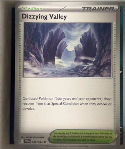 2025 Pokémon ME02 Phantasmal Flames #088 Dizzying Valley — front