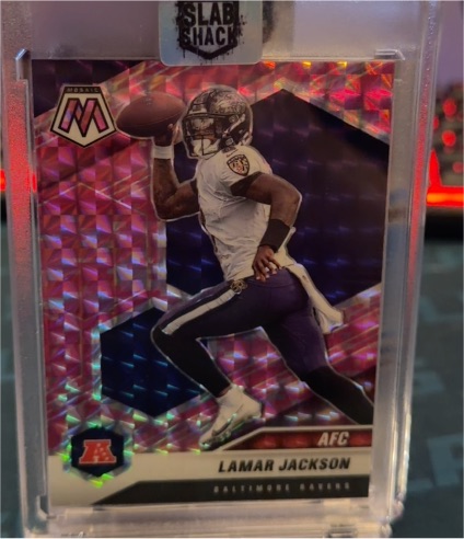2021 Panini Mosaic Football #222 Lamar Jackson — front