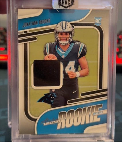 2024 Panini Absolute #ARM-JBS Jonathon Brooks Absolute Rookie Materials RC — front