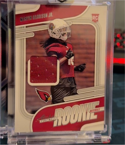 2024 Panini Absolute #ARM-MHJ Marvin Harrison Jr. Absolute Rookie Materials — front