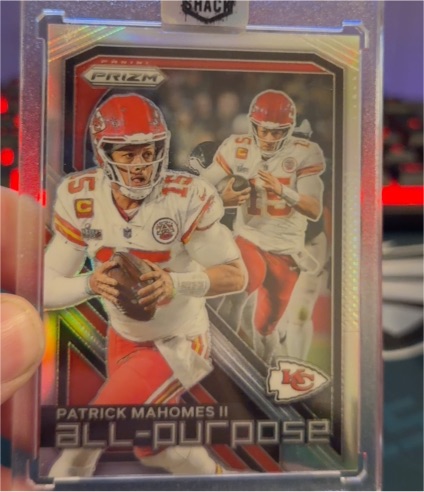 2023 Panini Prizm Football #APP-PM Patrick Mahomes II All-Purpose Silver — front
