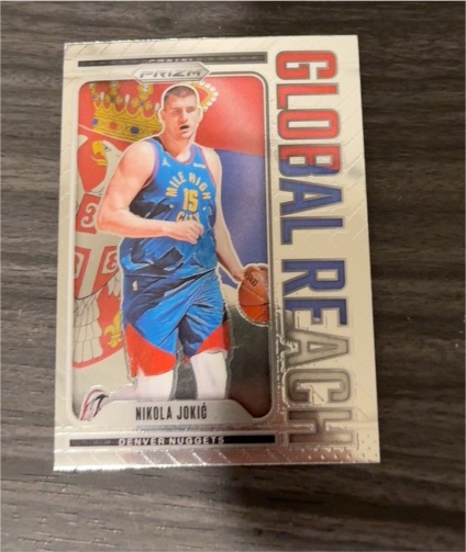 2024-25 Panini Prizm #2 Nikola Jokić Global Reach — front