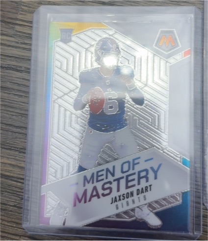 2025 Panini Mosaic #20 Jaxson Dart Men of Mastery — front