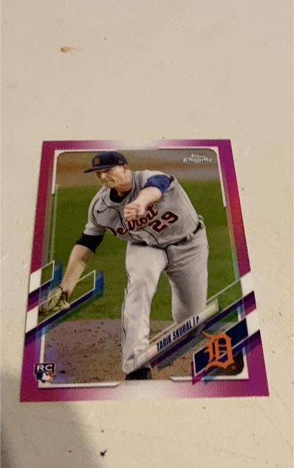 2021 Topps Chrome #103 Tarik Skubal — front
