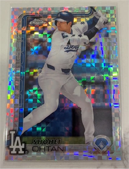 2025 Topps Chrome #1 Shohei Ohtani — front