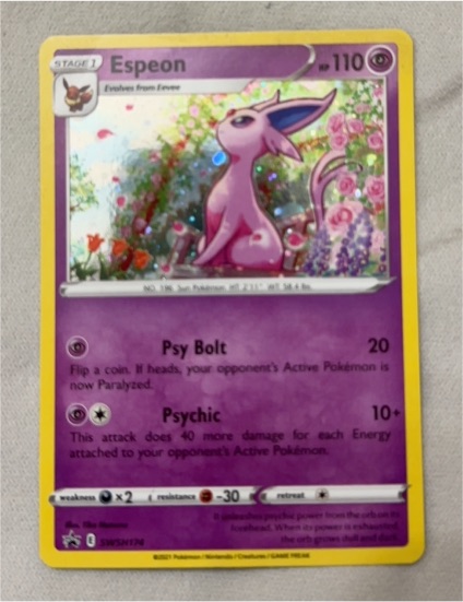 2021 Pokémon SWSH174 Espeon — front