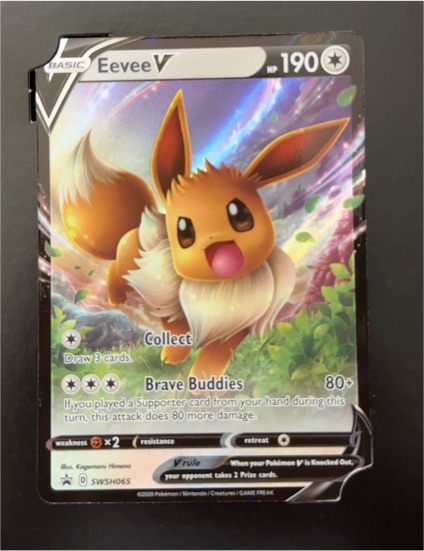 2020 Pokémon SWSH065 Eevee V — front
