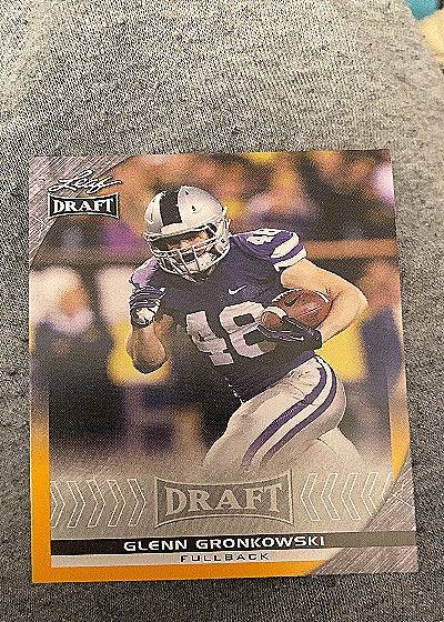 2016 Leaf Draft #32 Glenn Gronkowski — front