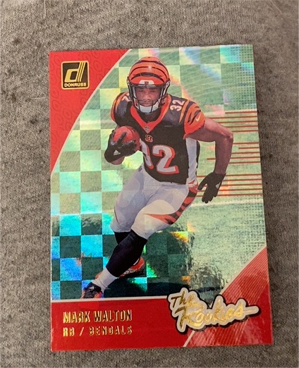 2018 Donruss The Rookies #R-29 Mark Walton — front