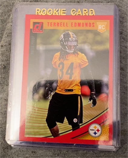 2018 Donruss #362 Terrell Edmunds Rookie Card — front