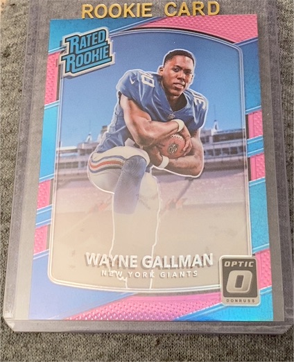 2017 Donruss Optic #188 Wayne Gallman Rated Rookie — front