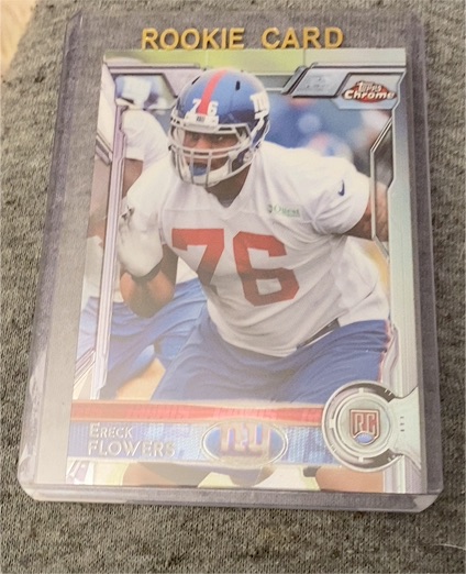 2015 Topps Chrome #136 Ereck Flowers — front