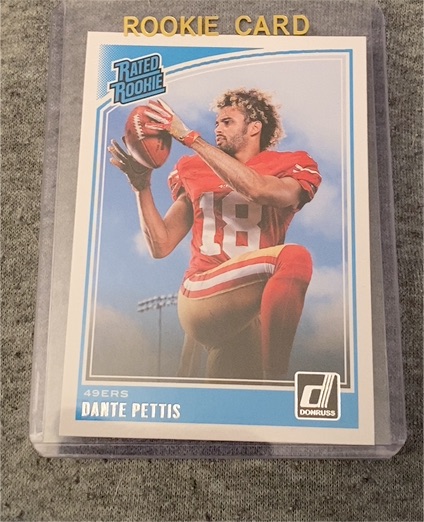 2018 Donruss #321 Dante Pettis — front
