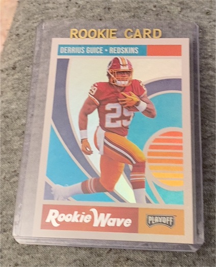 2018 Panini Playoff Rookie Wave #14 Derrius Guice — front