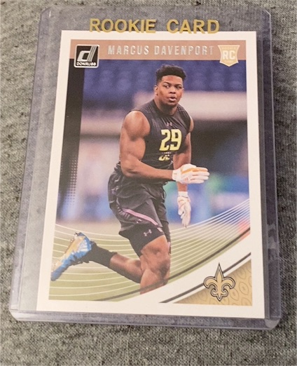 2018 Donruss #356 Marcus Davenport — front