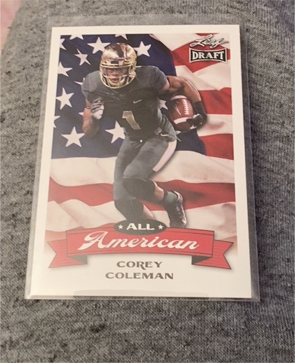 2016 Leaf Draft All American #AA-04 Corey Coleman — front