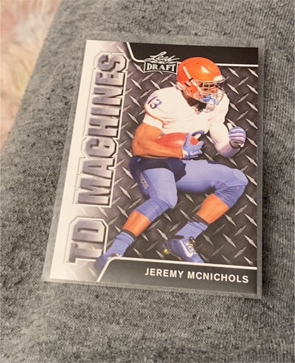 2017 Leaf Draft TD Machines #TD10 Jeremy McNichols — front