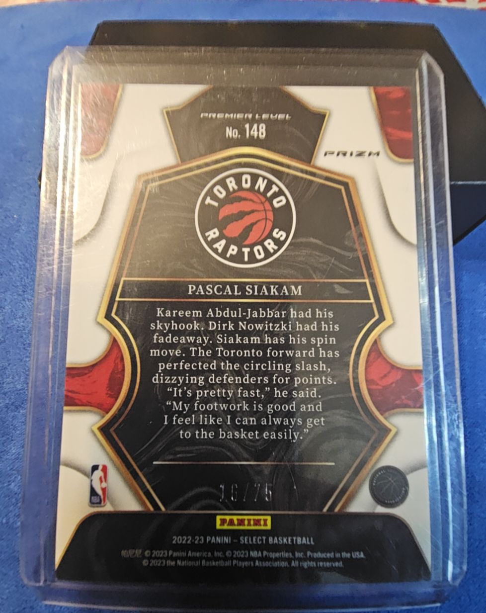 2022-23 Panini Select Premier Level #148 Pascal Siakam — front