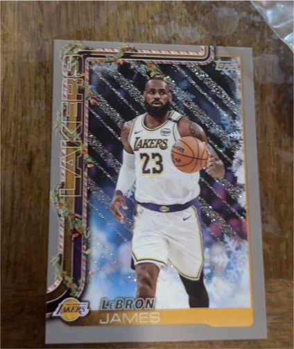 2025-26 Topps Holiday #H119 LeBron James — front
