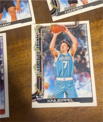 2025-26 Topps Holiday #H164 Kon Knueppel — front