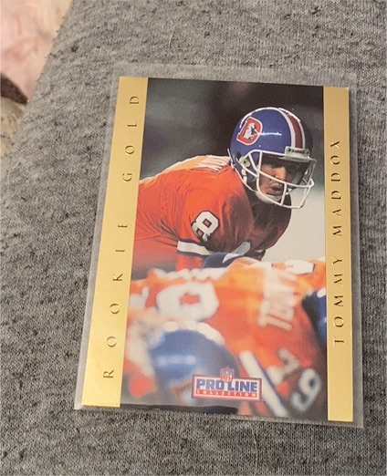 1992 Pro Line Portraits Rookie Gold #7 Tommy Maddox — front