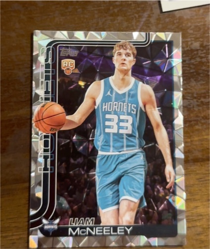 2025-26 Topps #229 Liam McNeeley — front