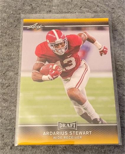 2017 Leaf Draft #04 ArDarius Stewart RC — front