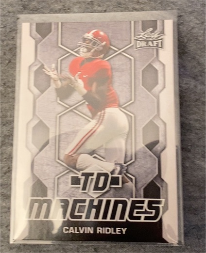 2018 Leaf Draft TD Machines #TD-03 Calvin Ridley — front