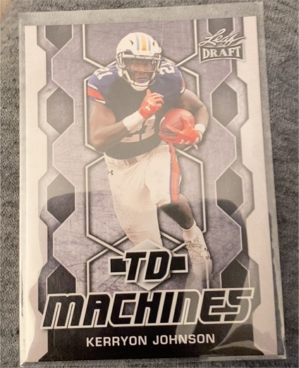 2018 Leaf Draft TD Machines #TD-11 Kerryon Johnson — front