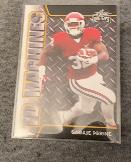 2017 Leaf Draft TD Machines #TD-14 Samaje Perine — front
