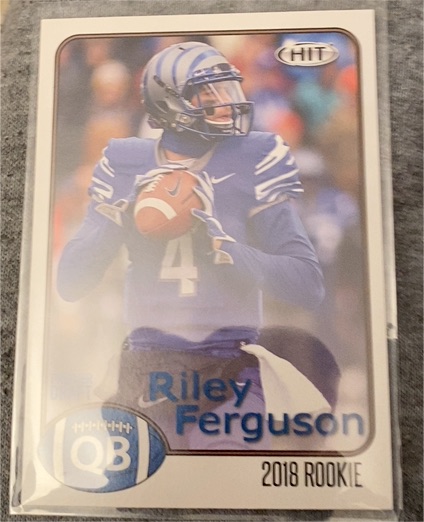2018 Sage Hit #QB Riley Ferguson — front