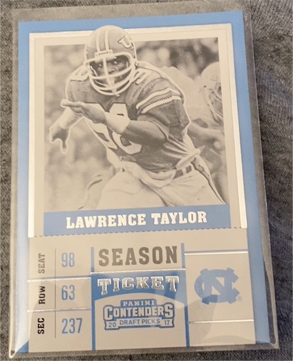 2017 Panini Contenders Draft Picks #64 Lawrence Taylor — front