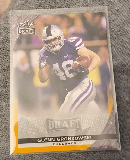 2016 Leaf Draft #48 Glenn Gronkowski — front