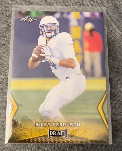 2018 Leaf Draft #49 Riley Ferguson — front