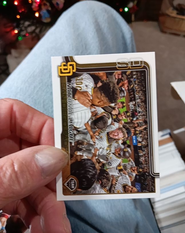 2025 Topps Series 1 #39 San Diego Padres Team Card — front