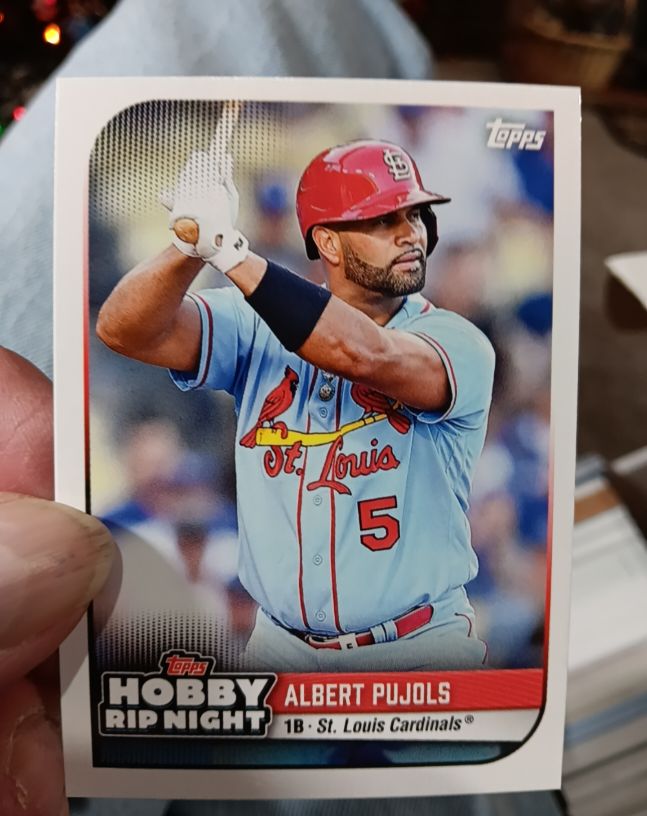 2024 Topps Hobby Rip Night #28 Albert Pujols — front